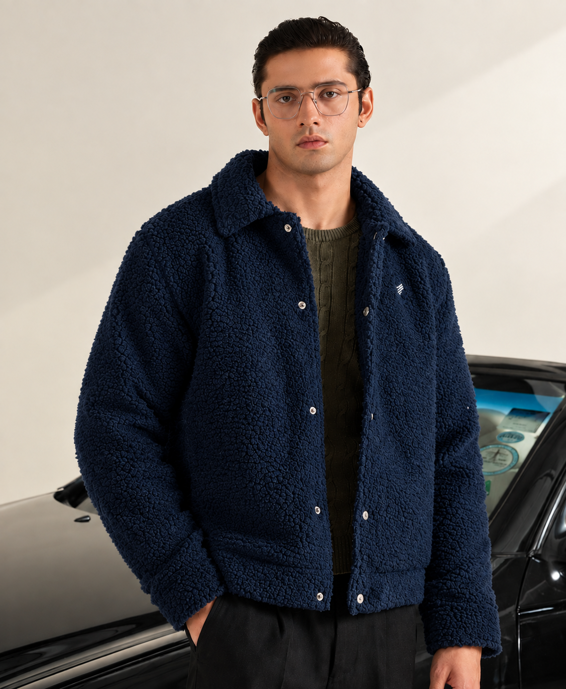 Denz Premium Sherpa Fleece Jacket