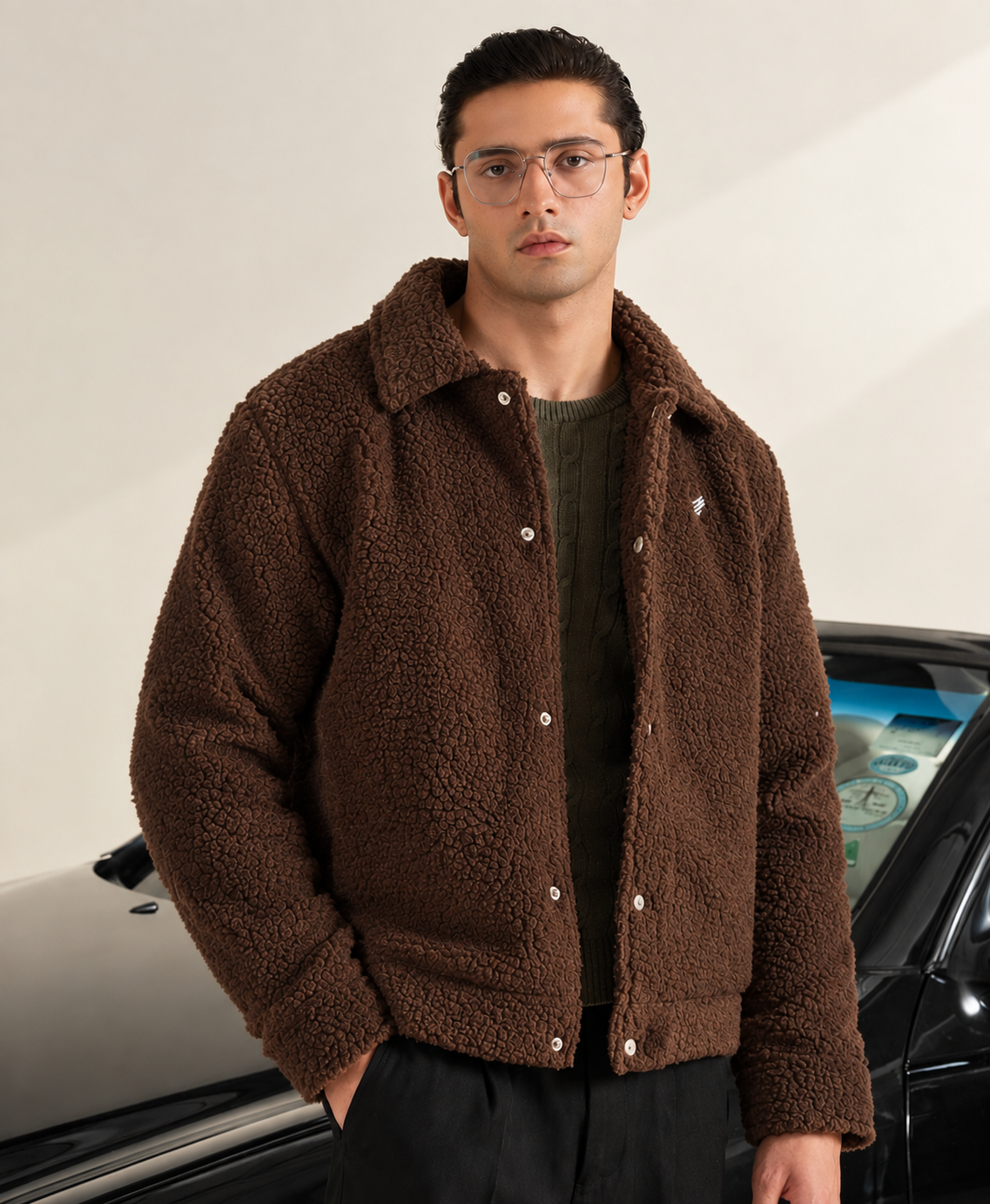 Denz Premium Sherpa Fleece Jacket