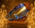 Vegeta Final Flash Resin LED Lamp – Handmade Dragon Ball Inspired Anime Display | Premium Epoxy Crystal Night Light | Gamer & Anime Fan Gift